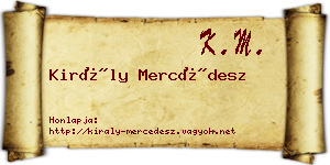 Király Mercédesz névjegykártya